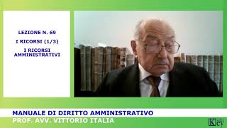 Manuale di Diritto amministrativo  Lezione 69  I ricorsi 13 [upl. by Elfrida]