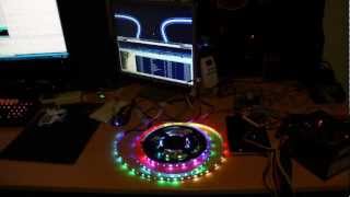 Testing my WS2811 LED strip [upl. by Notxed643]