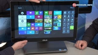 ASUS ET2300 Windows 8 AllInOne PC review  HardwareInfo TV Dutch [upl. by Laud]