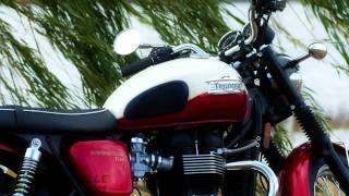 2012 Triumph Bonneville T100 Review  Nashvilleriderscom [upl. by Kcered]