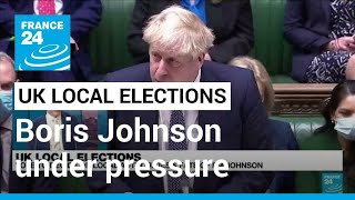 UK vote to decide on local authorities and fate of PM Johnson • FRANCE 24 English [upl. by Yellek]