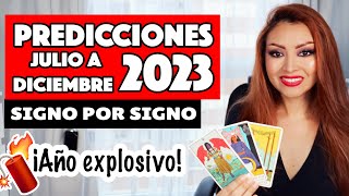 PREDICCIONES SEGUNDA MITAD 2023 🔮 ¿CÓMO LE IRÁ A CADA SIGNO [upl. by Ahsiem731]