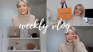 WEEKLY VLOG  Life Update Louis Vuitton unboxing Shelf styling and Endometriosis diagnosis [upl. by Prudy]