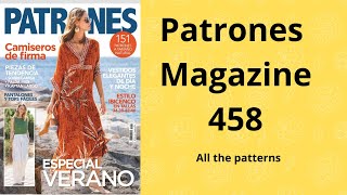 Patrones 458 June 2024 sewingmagazine sewingpatterns PatronesMagazine patrones458 [upl. by Yhtorod]