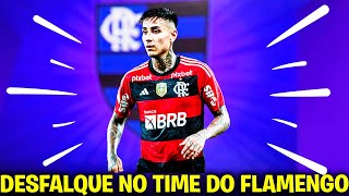 DESFALQUES NO TIME DO FLAMENGO PARA O JOGO CONTRA O BANGU [upl. by Hamrnand787]