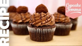 Chocolate Overload Cupcake Recipe  Including Chocolate Truffles  Cupcake Jemma [upl. by Nnitsuj832]