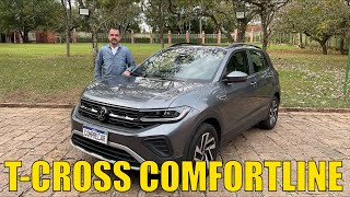 Volkswagen TCross Comfortline 2025  Versão mais completa com o motor 200 TSI [upl. by Nyram]