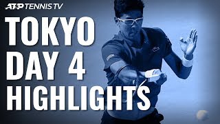 Goffin Chung Millman And Daniel Complete QuarterFinal LineUp  Tokyo 2019 Highlights Day 4 [upl. by Emelun574]