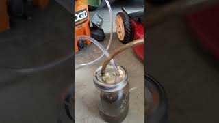 EASY Lawn Mower Oil Change [upl. by Enyawal]