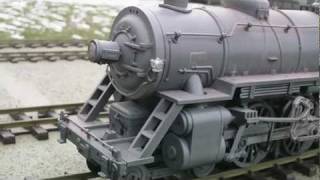 G Scale Aristocraft USA 462 Santa fe loco [upl. by Nylesoy]