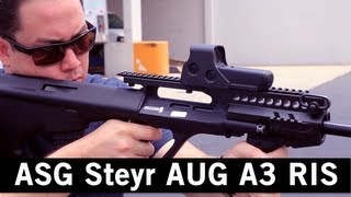 Airsoft GI  ASG Steyr AUG A3 Assault Rifle AEG with Rail System [upl. by Victor93]