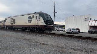 Amtrak 1404 leads train 516 through Burlington WA [upl. by Gerstein]