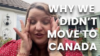 Why we didnt move to Canada  IEC Visa gone wrong [upl. by Naols295]