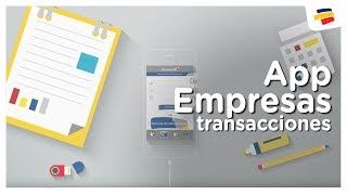 Paso a paso para realizar transacciones con Bancolombia App Empresas  Bancolombia [upl. by Weisburgh865]