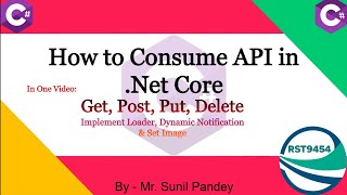 Rest API in AspNet Core Using HttpClient  Web API CRUD  net core web api api biharideveloper [upl. by Sanfourd]