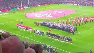 Wales vs New Zealand  The Anthems amp Haka 05112022 [upl. by Koslo]