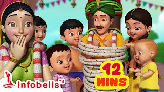 Bava Bava Panneeru  Telugu Rhymes Combo for Children  Infobells telugurhymes telugucartoons [upl. by Adlai755]