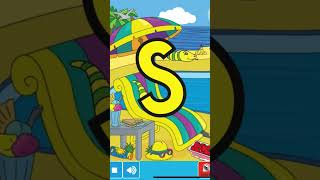 Letterland Alphabet Phonics  Letter S  Sammy Snake  Education Kids Learning ABC [upl. by Lorre]