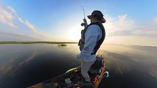 Fly Fishing Speckled Trout Kayak fishing Southport NC [upl. by Higginson104]