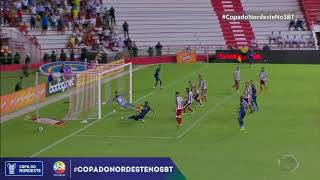 Náutico 0x2 Fortaleza  Copa do Nordeste 2019  segundo gol de Júnior Santos [upl. by Kellie]