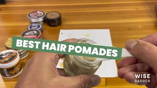 Best Hair Pomades  Wise Barbers Top Picks [upl. by Etnoid679]