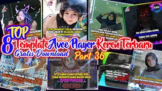 Bagi Bagi 8 Templat Avee Player keren TerbaruGratis Download part36 [upl. by Ayotal]