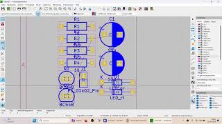 KiCAD8 Teil 13 Leiterplatteneditor weitere Schritte [upl. by Yud]