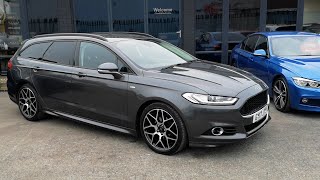 2017 17 FORD MONDEO 20 STLINE TDCI 5D 177BHP GY17JTV [upl. by Rawdon]