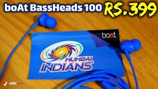 boAt Bassheads 100 Wired Earphone Mumbai Indians Edition  Rs399 Only  Data Dock [upl. by Eelibuj]