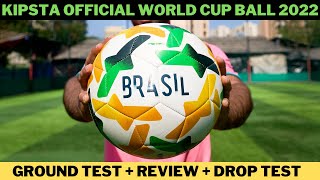 KIPSTA Official World Cup Football 2022 REVIEW  Worth Buying [upl. by Leuqram]