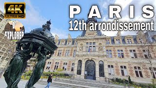 【4K】🇫🇷ParisFrance Walking Tour》Avenue DaumesnilPorte Dorée 2021 [upl. by Astraea]