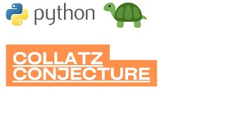 Collatz conjecture visualization with python turtle gui [upl. by Macpherson237]