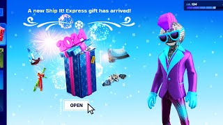 BONUS PRESENT in Fortnite WINTERFEST [upl. by Calore]