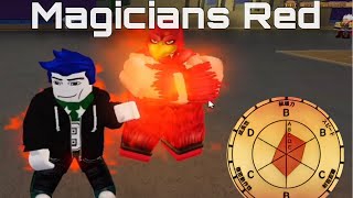 Magicians Red Showcase and Combo Your Bizarre Adventure [upl. by Inanak]