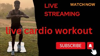 Cardio live workout  cardio gymworkout naturalbodyfitness morningexercise [upl. by Foushee]