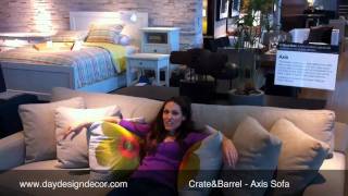 Furniture Reviews CrateampBarrel Axis Sofa [upl. by Eslek]