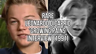 RARE Leonardo DiCaprio Growing Pains Interview 1991 [upl. by Alaikim73]