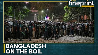 Bangladesh erupts in youthled uprising 32 killed in antiquota protest in Bangladesh  WION [upl. by Nahtaj629]