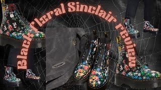 DR MARTENS BLACK FLORAL SINCLAIR review [upl. by Anidene397]