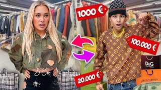 Kumpi stailaa toisen paremmin 20 EUROLLA 💶🤯ÄITI VS POIKA [upl. by Nadabus717]