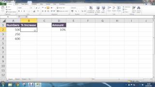 Calculate Percentage Increase Formula in Excel [upl. by Bendicty800]