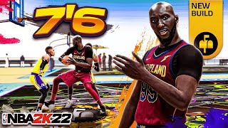 99 OVR 76quot TACKO FALL BUILD RETURNS and DOMINATES EVERYONE on NBA 2K22 [upl. by Avner]