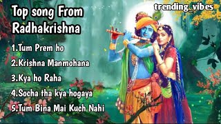 Top 5 Song From Radha krishna   Radha Krishna Serial  Best Krishna Bhajan sumellika [upl. by Anekam]