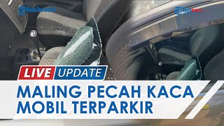 Aksi Maling Pecah Kaca Mobil di Batam Seorang Wanita Kehilangan Uang Rp 50 Juta di Dalam Mobil [upl. by Summer]