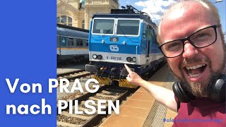 Mit dem EUROCITY von PRAG nach PILSEN  REISEVLOG trains travel zugreisen bahn reisevlog zug [upl. by Amias283]