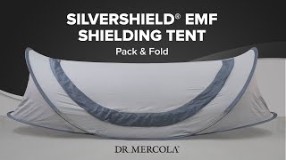 Dr Mercola® SILVERSHIELD® EMF SHIELDING TENT Pack amp Fold [upl. by Forlini313]