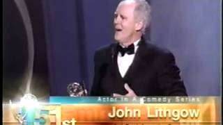 John Lithgow wins 1999 Emmy Award for Lead Actor in a Comedy Series [upl. by Eerrahs78]