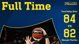 FENERBAHÇE BEKO  MACCABİ  BASKETBOL MAÇI MAÇ SONU GENİŞ ÖZETİ fenerbahçebeko maccabitelaviv [upl. by Aryn238]