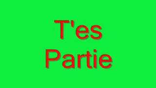 Maitre Gims Tes partie paroles [upl. by Moreville]