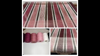 Part 1 Detailed look at weaving twill with 2 heddles on Rigid Heddle Loom [upl. by Sylvan]